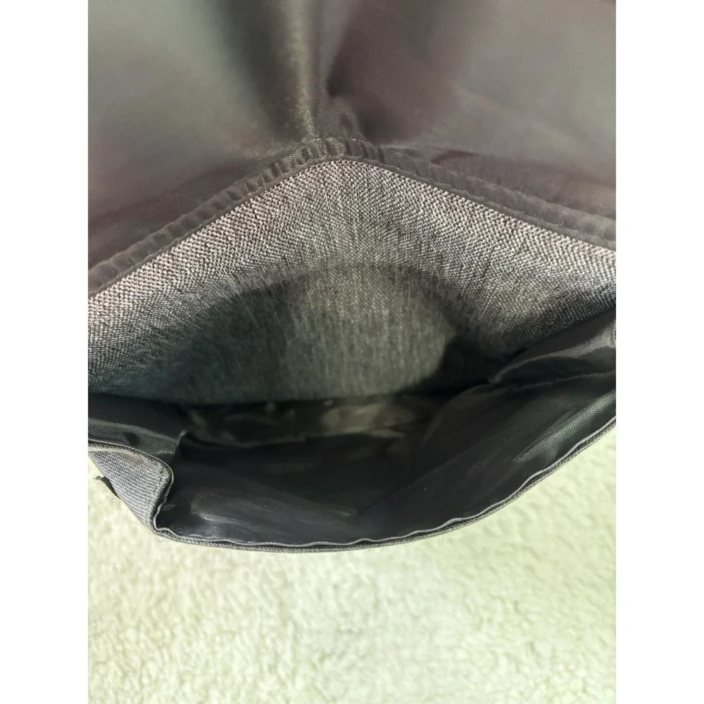 Eddie Bauer First Adventure Backpack Diaper Bag Gray Black Travel Pack Read